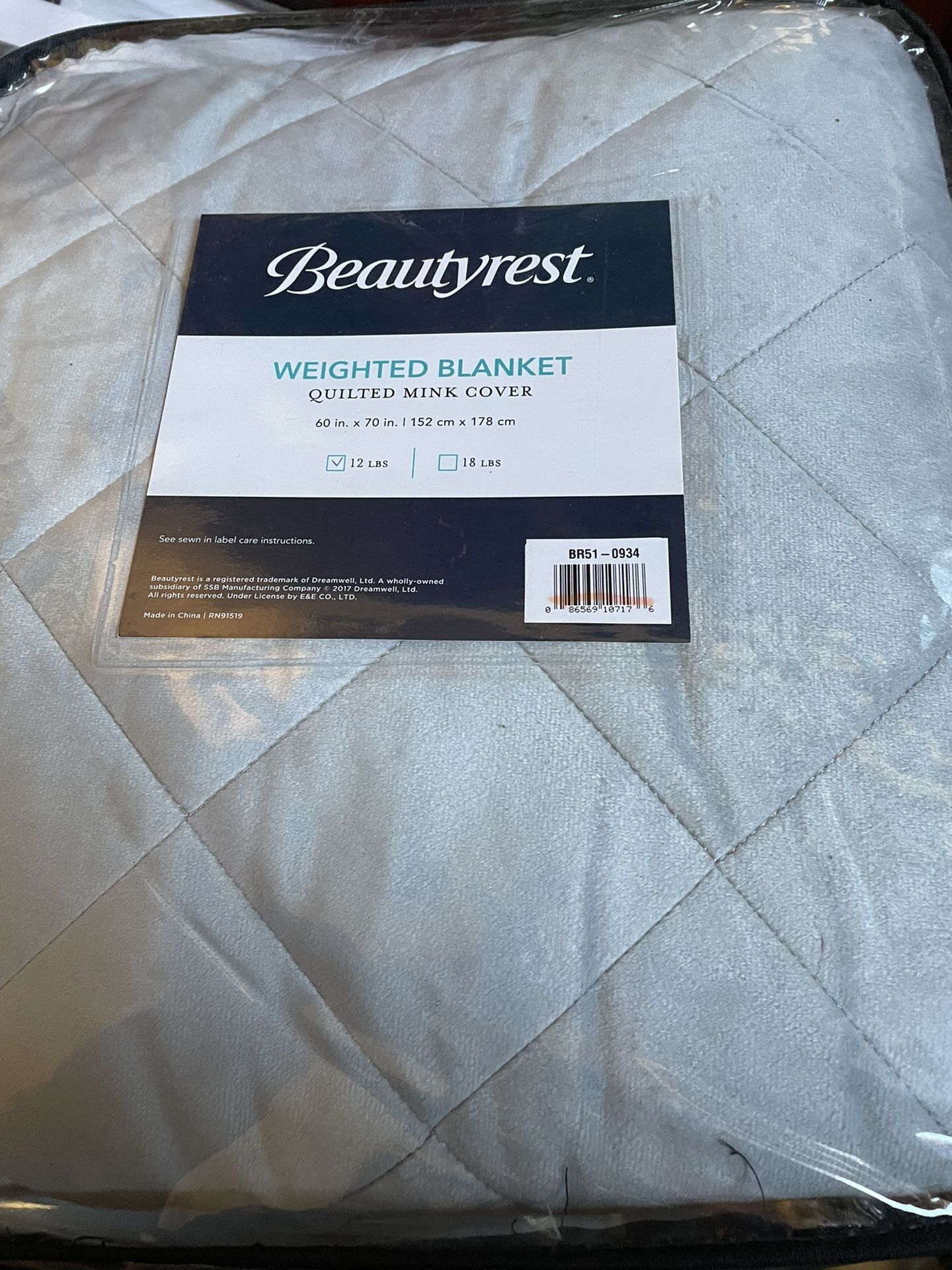 Beautyrest luxury quilted mink weighted 2025 blanket