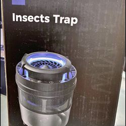 Mosquito Trap Fruit Fly Trap Indoor Insect Mosquito Killer with UV Trap Automatic Intelligent Light Induction with Sticky Glue Boards for Home Kitchen