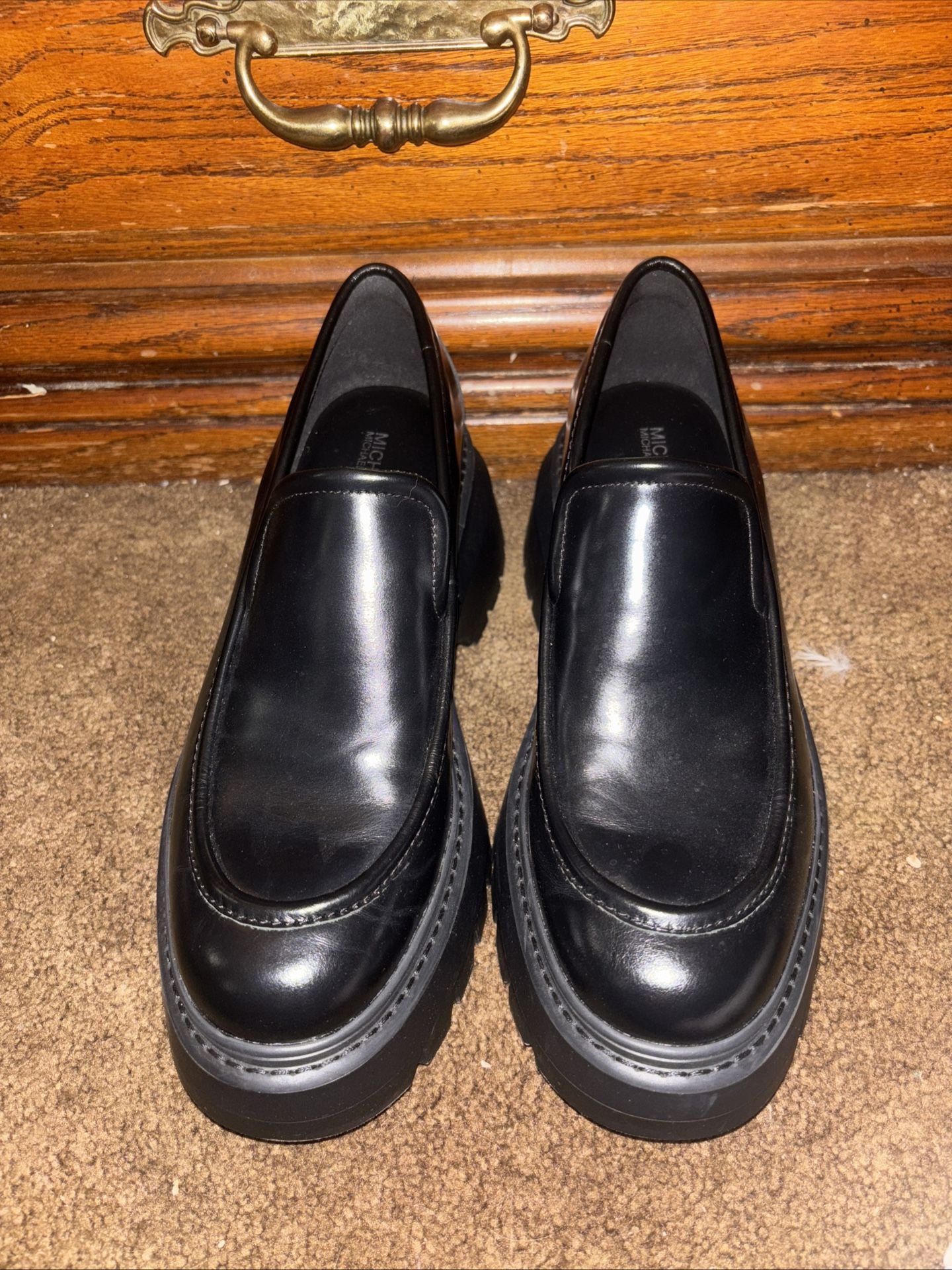 Michael Kors Black Loafers