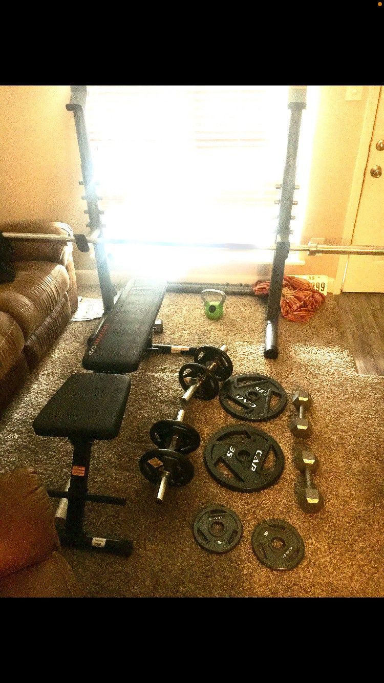 Weight Bench Set Up