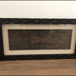 Zgallerie wood carved starburst wall art