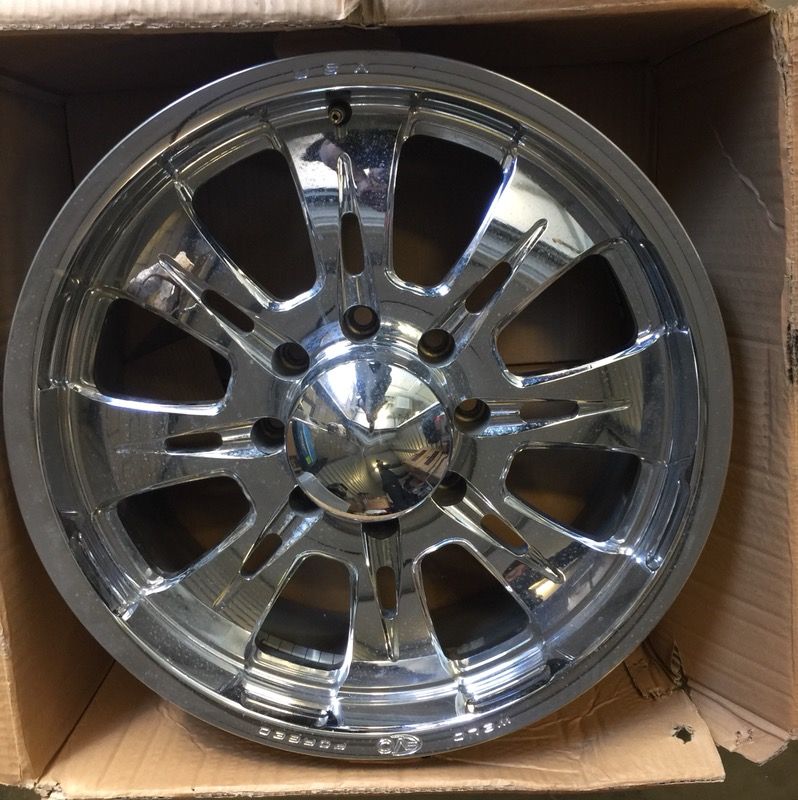 Weld Evo 20” Chrome Rims, Cheyenne Style, Velocity 8