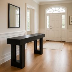 Black Table Console 