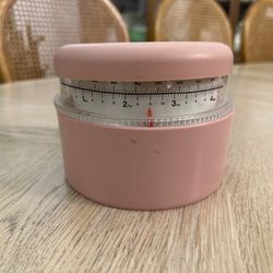 Vintage Pink Kitchen Scale 