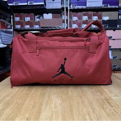 New Nike Jordan Duffel Duffle Bag Red Backpack Travel Gym School
