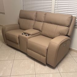 Double Recliner Couch