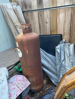 Propane tank big one