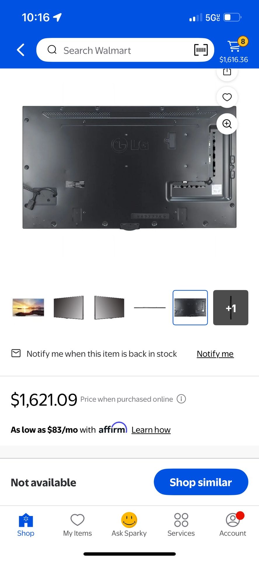 LG GAMING MONITOR 49in LG49SH7DB-B