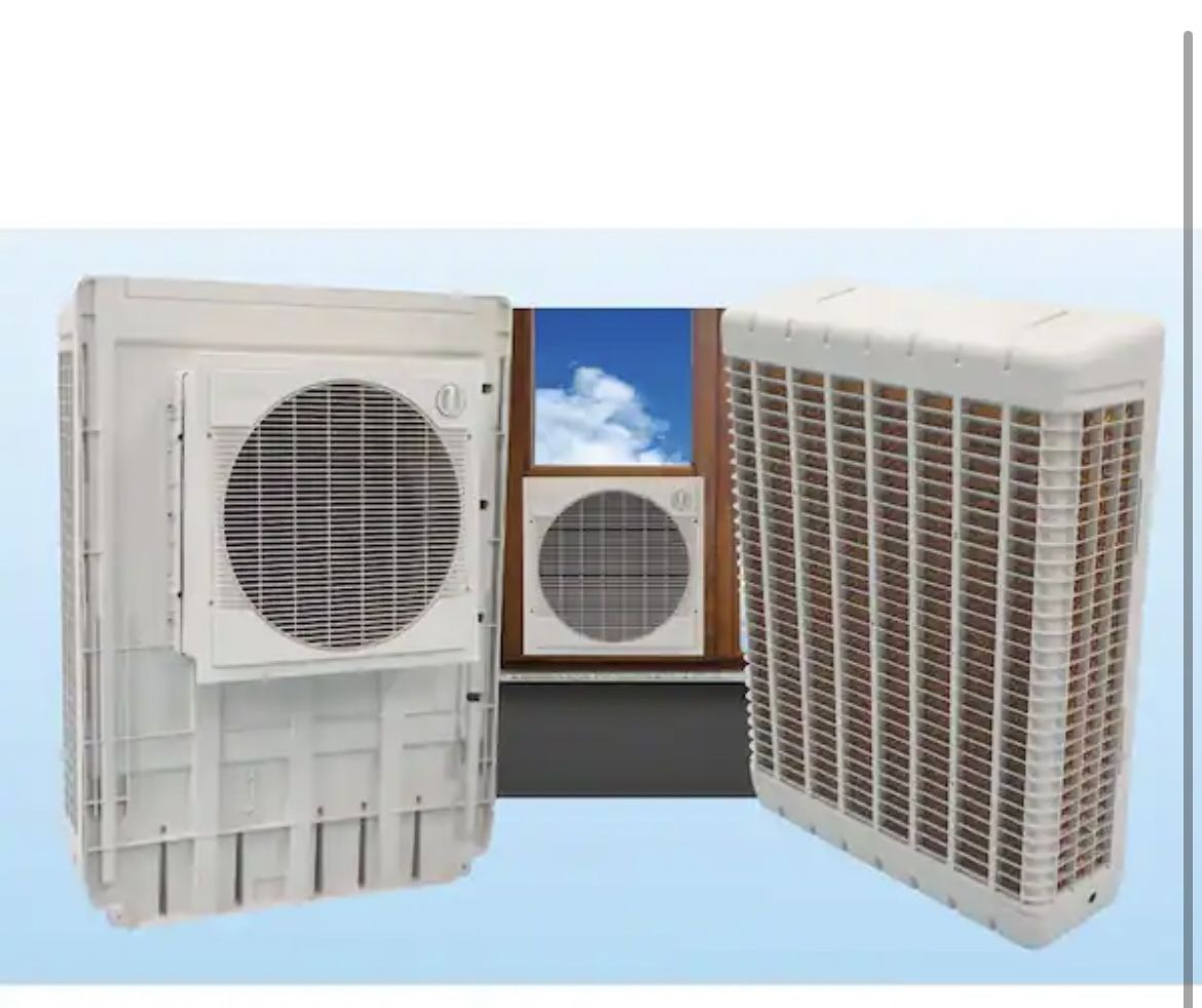 swamp cooler Bonaire Durango 4100, 6400 CFM 3Speed 110 V Window Evaporative Cooler for 1900 sq