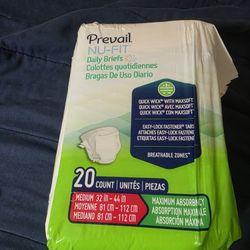 Adult Medium Size Diapers (20 Count Package)