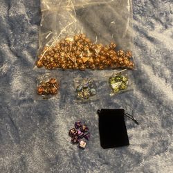 DND Dice Bundle Fancy Colors 