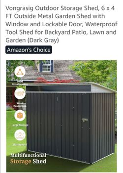 Outdoor storage shed