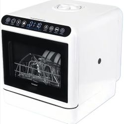 Brand New Unopened Dishwasher Tabletop dishwasher Portable Small fully automatic dishwasher with four wash modes plus drying and sterilizing modes. 
