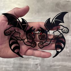 Redeye Bat Hornet Fender Badges