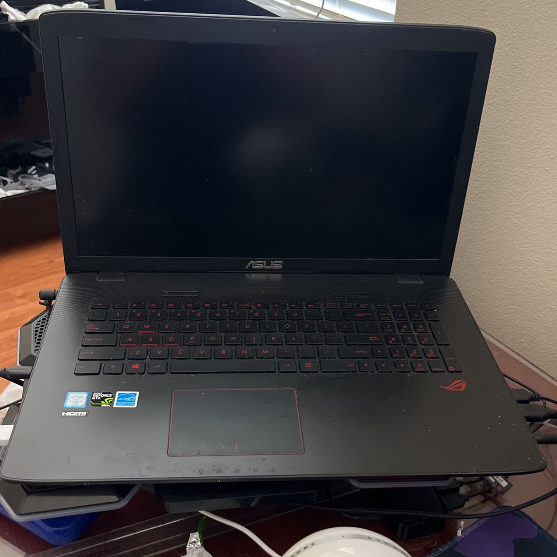 ASUS ROG GL552VW-DH74 15-Inch Gaming Laptop, Discrete GPU GeForce GTX 960M 4GB VRAM, 16GB DDR4, 1TB, 128GB SSD (ROG Metallic)