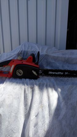 Homelite electric chainsaw