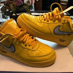 Off White Nike Air Force 1 Lemonade Ica 11