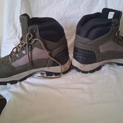 Used Men Goodyear Steel Toe Boots Size 12