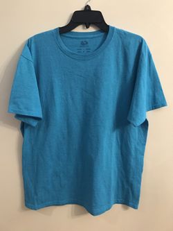 Men’s Large Fruit of the Loom Basic Short Sleeve T Shirt Light Weight