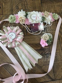 Maternity Sash Set 585