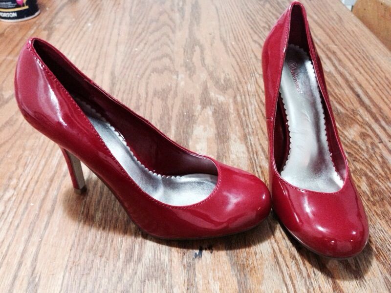 Size 10 New Red Heels Talcones Nuevas Talla 10