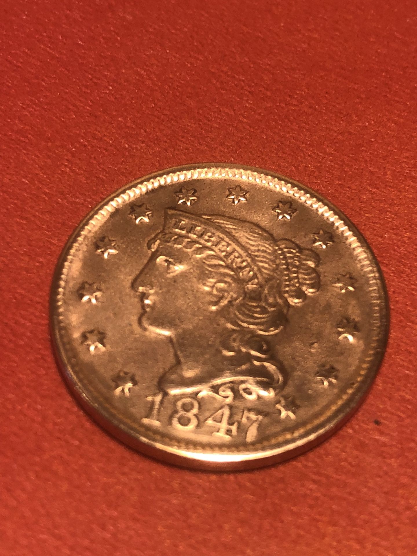 1847 Large Cent Make Offer