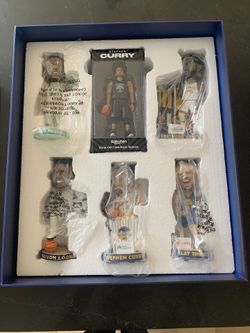 Golden State Warriors 2019–20 Bobblehead Set – Season Ticket Exclusive - Chase Center Inaugural Season