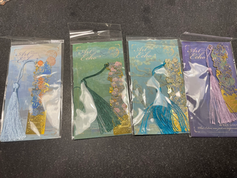 4 Art Echo Metal Art Bookmarks with Tassels – New