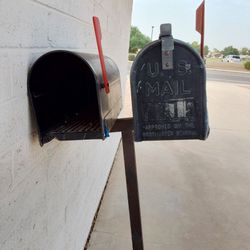 Two Mailboxes on Post - $30