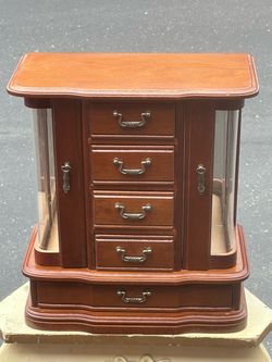 Vintage curve glass - Jewelry Armoire’s