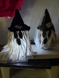 Halloween Ghost Yarn Light-Up Decoration