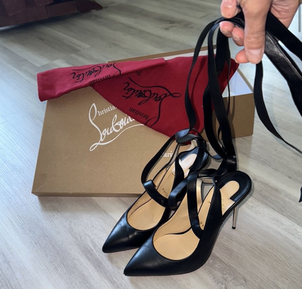 Christian Louboutin- Size 40/- Epic Dance- 100 Nappa/Galva Heel