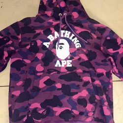 Purple Bape Pullover