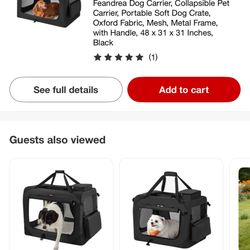 Foldable Dog Crate 