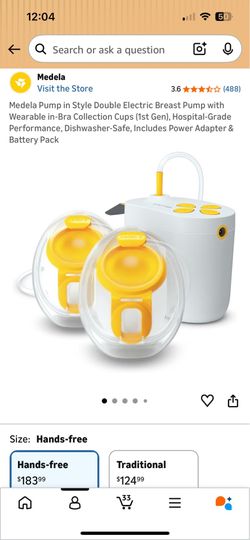Medela Electric Breastpump w/ collectors