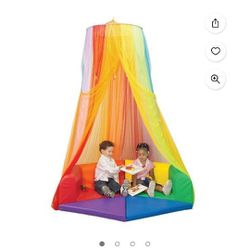 Rainbow Corner Book Nook Tent