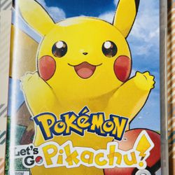 Pokemon: Let's Go, Pikachu Nintendo Switch Good Condition in Case Tested