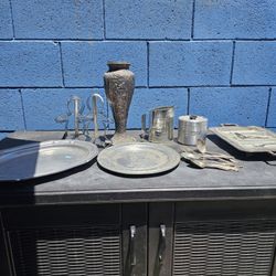 Antique And Vintage Kitchenware Silver Plate Pewter MCM To Victorian Cottagecore