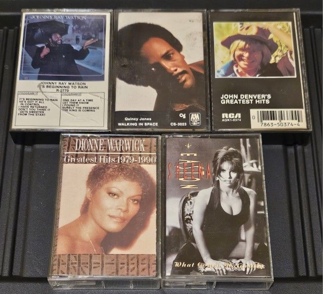 5 Cassette Tapes