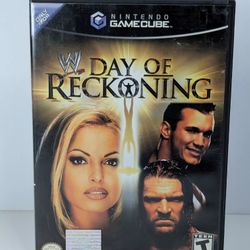 WWE: Day of Reckoning (Nintendo GameCube, 2004) CIB Complete w/ Manual