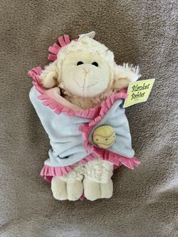 Sheep Plushie With Blanket