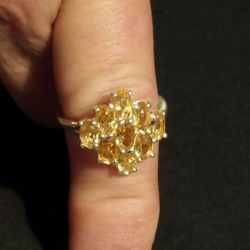 Brazilian Citrine Ring (Size 5)