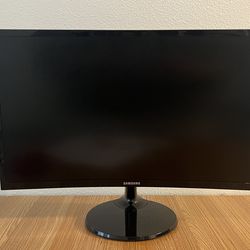 Samsung 24 inch curved screen  computer monitor