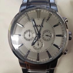 Men’s Fossil Watch Silver 