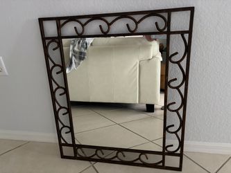 Metal Framed Mirror