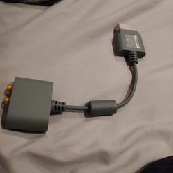 Genuine Official OEM Microsoft Xbox 360 Audio Adapter (X808221-001) RCA Optical