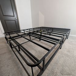 Adjustable bed frame & Queen box spring
