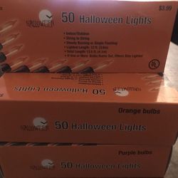 HALLOWEEN Orange Indoor/Outdoor String Lights