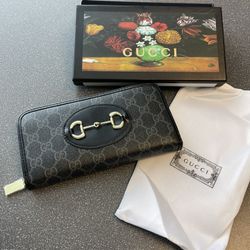 Black Horse Bit Wallet