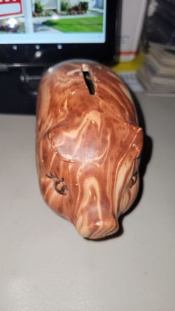 wheat pennies rare piggy bank full